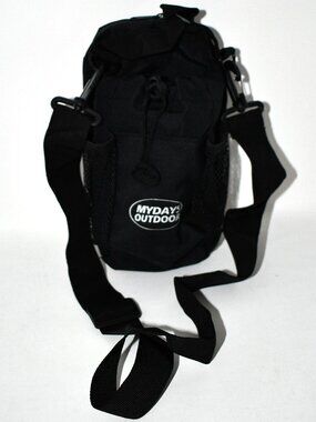 MYDAYS OUTDOOR Magnetic Gym Bag Water Bottle Holder Black – Shoulder Strap Multi